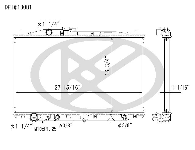 2009-2012 Acura RL Radiator (Koyorad)