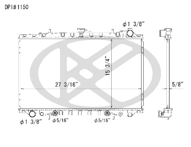 1990-1996 Nissan 300ZX Radiator (Koyorad)
