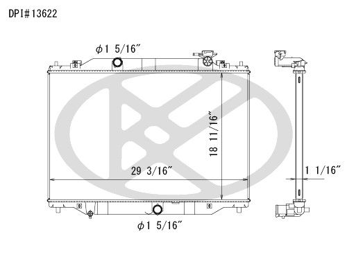 2016-2021 Mazda CX-9 Radiator (Koyorad)