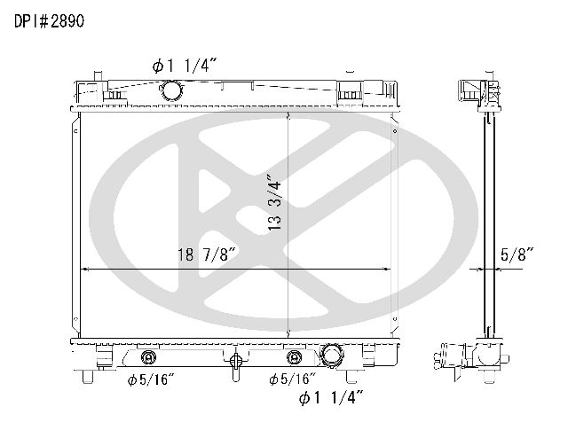 2007-2019 Toyota Yaris Radiator (Koyorad)