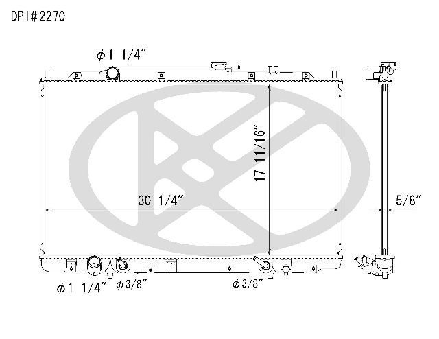 1999-2004 Honda Odyssey Radiator (Koyorad)