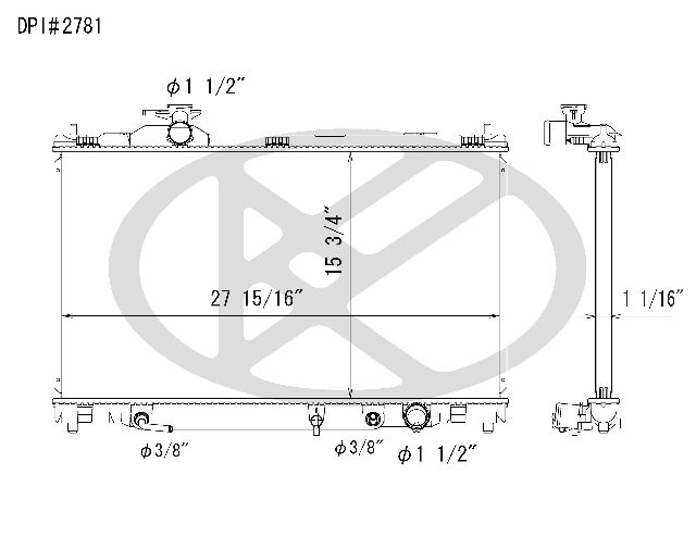 2006-2007 Lexus GS430 Radiator (Koyorad)