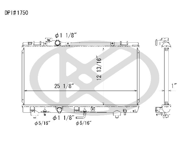 1996-1999 Toyota Paseo Radiator (Koyorad)
