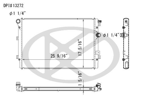 2009-2018 Volkswagen Tiguan Radiator (Koyorad)