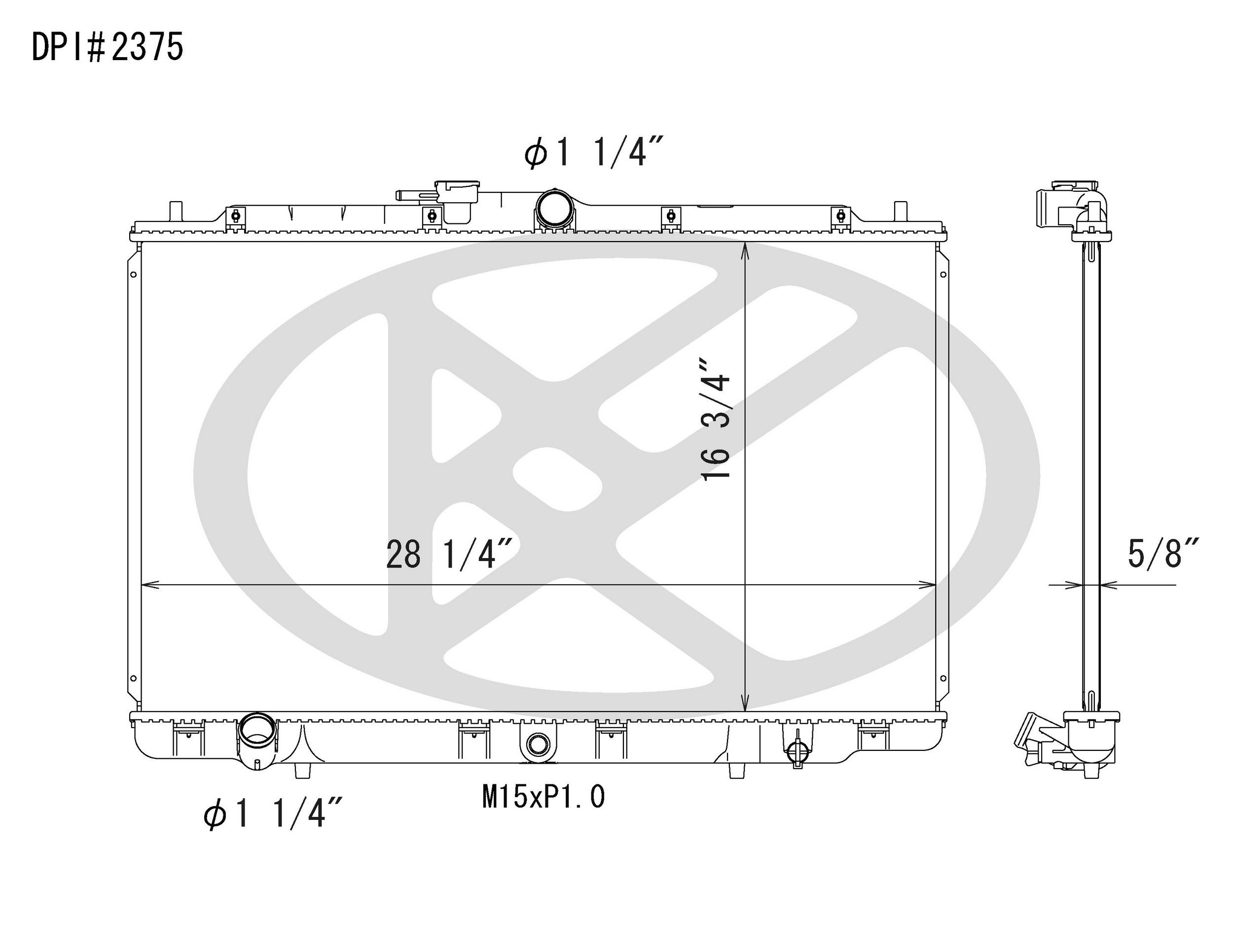 2003, 2002, 2001 Acura CL Radiator