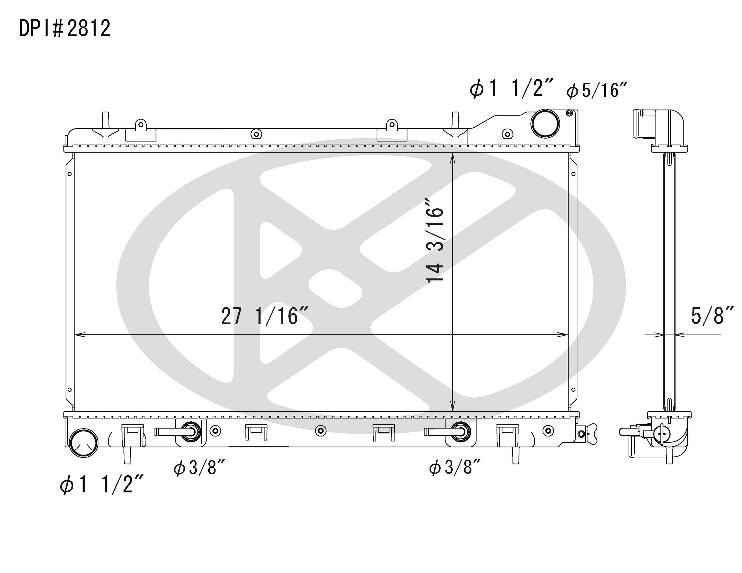 2005, 2004 Subaru Forester Radiator