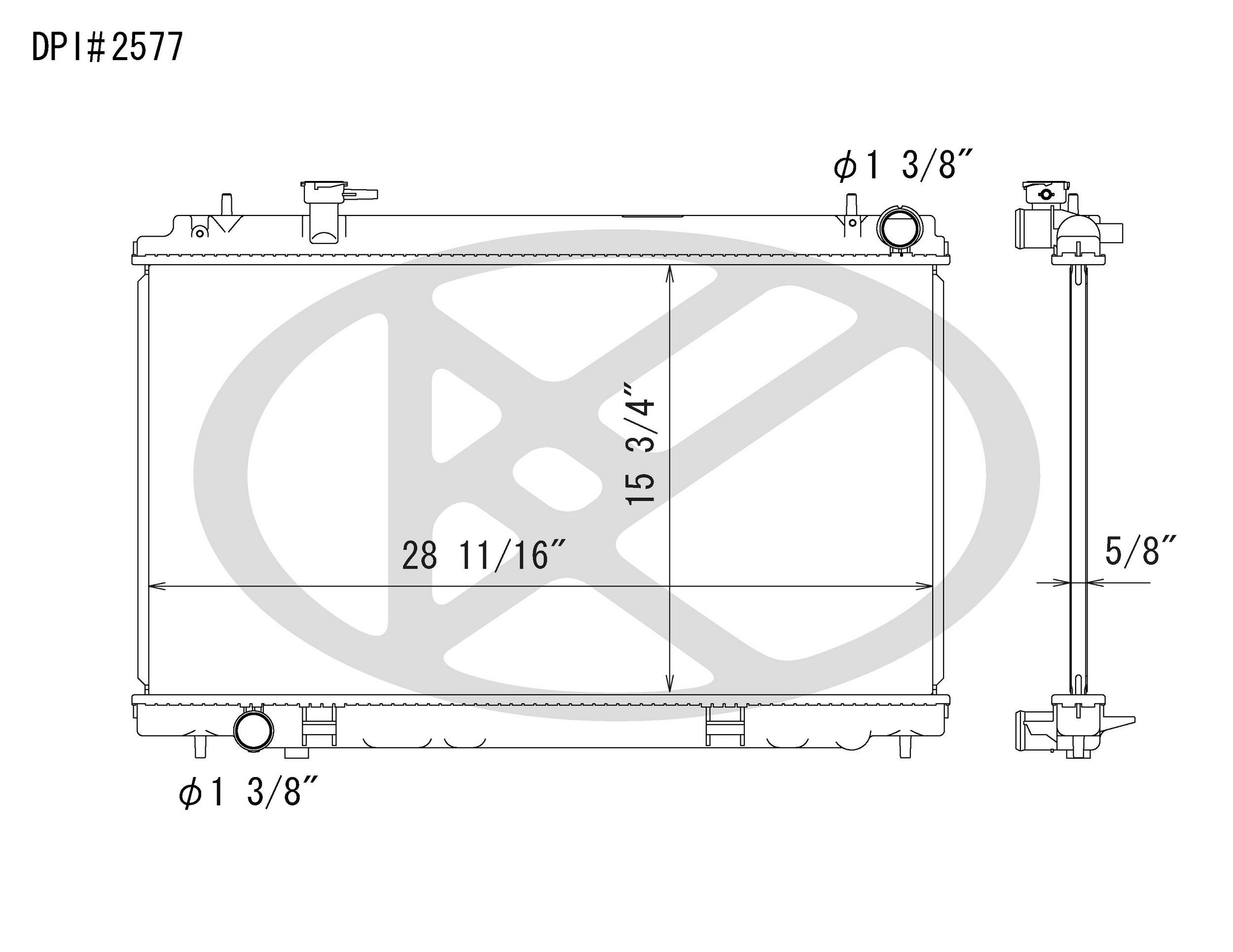 2003-2006 Nissan 350Z Radiator Koyorad