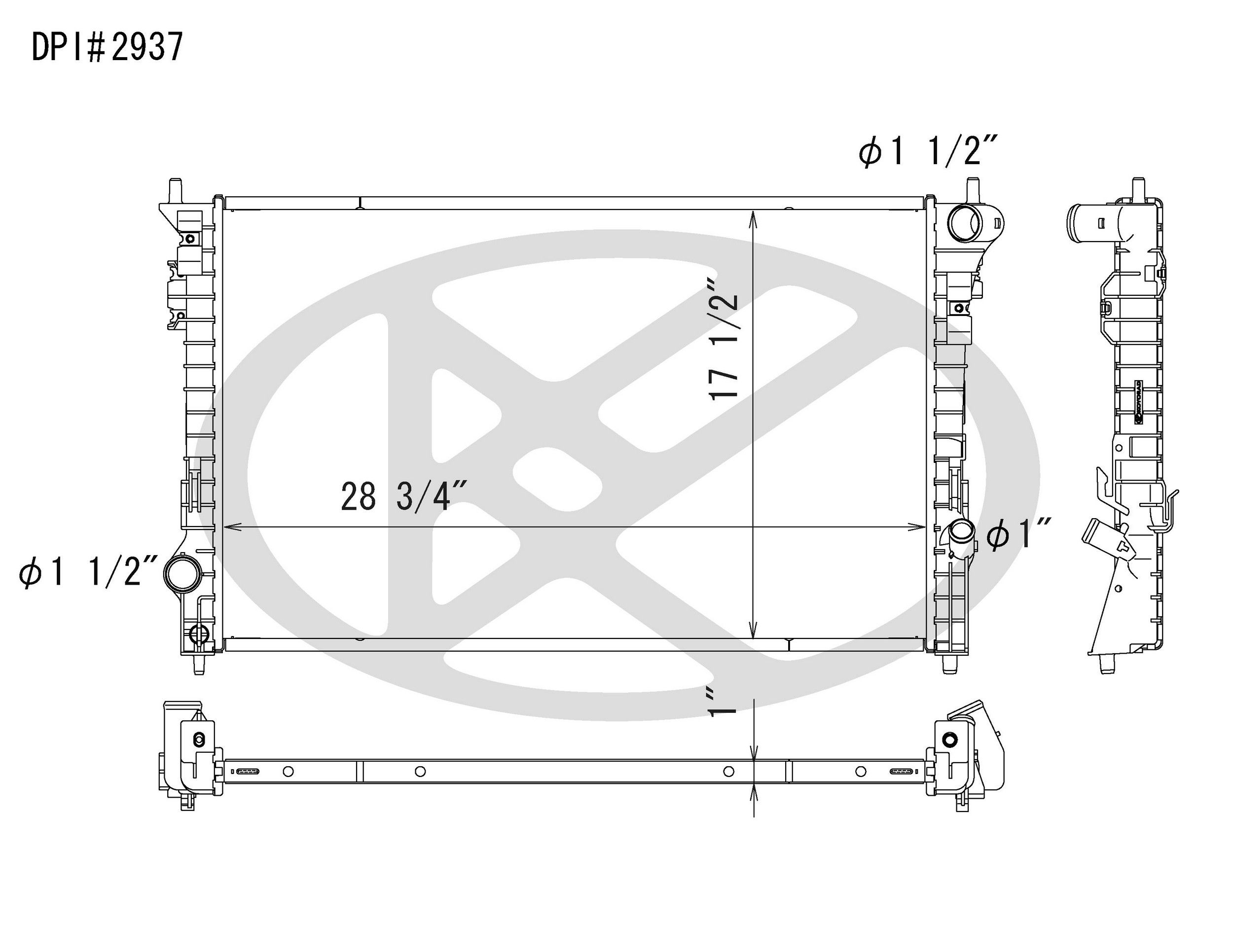 2011 Ford Explorer Radiator