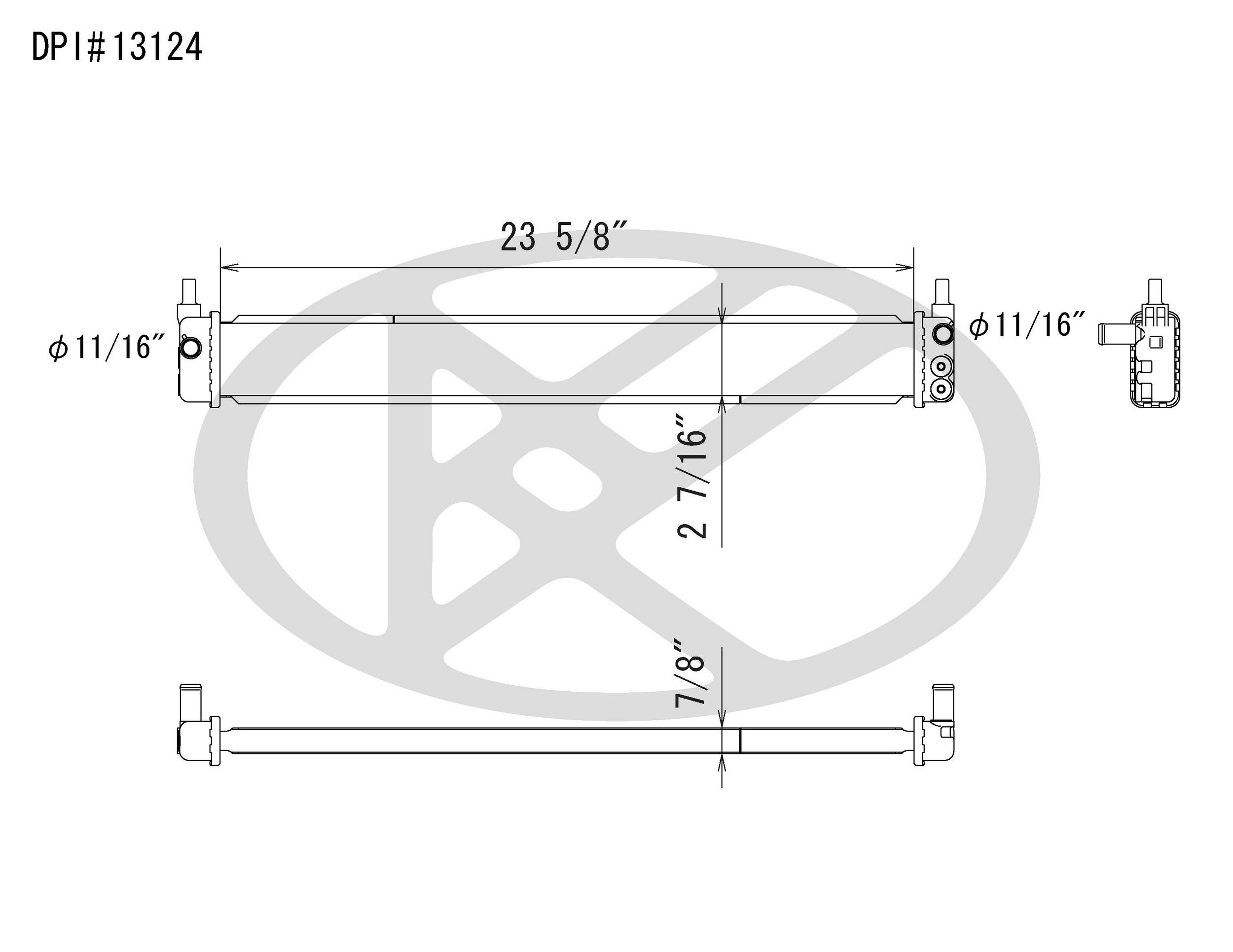 2015, 2014, 2013, 2012 Toyota Prius Plug-In Radiator