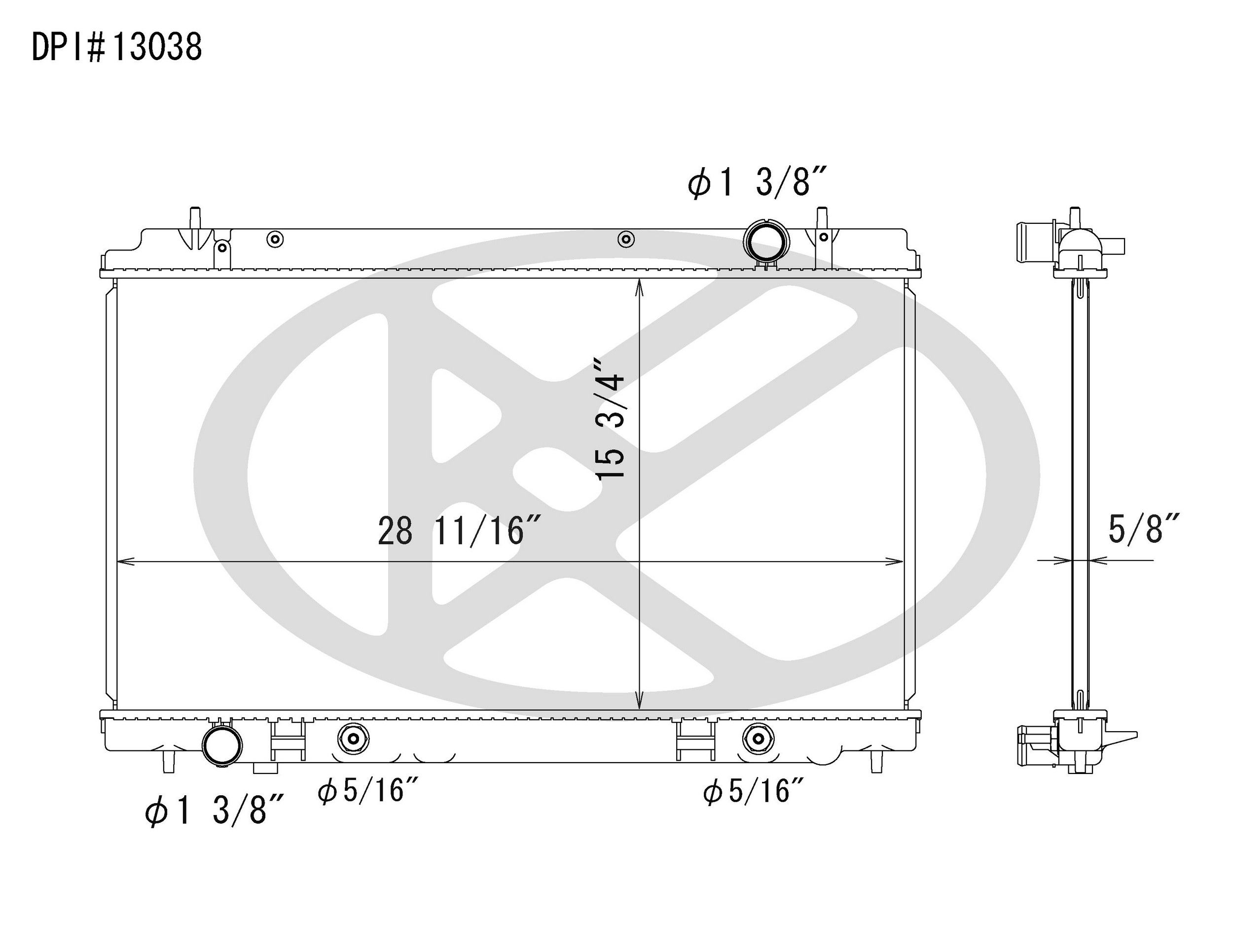 2007-2008 Nissan 350Z Radiator Koyorad