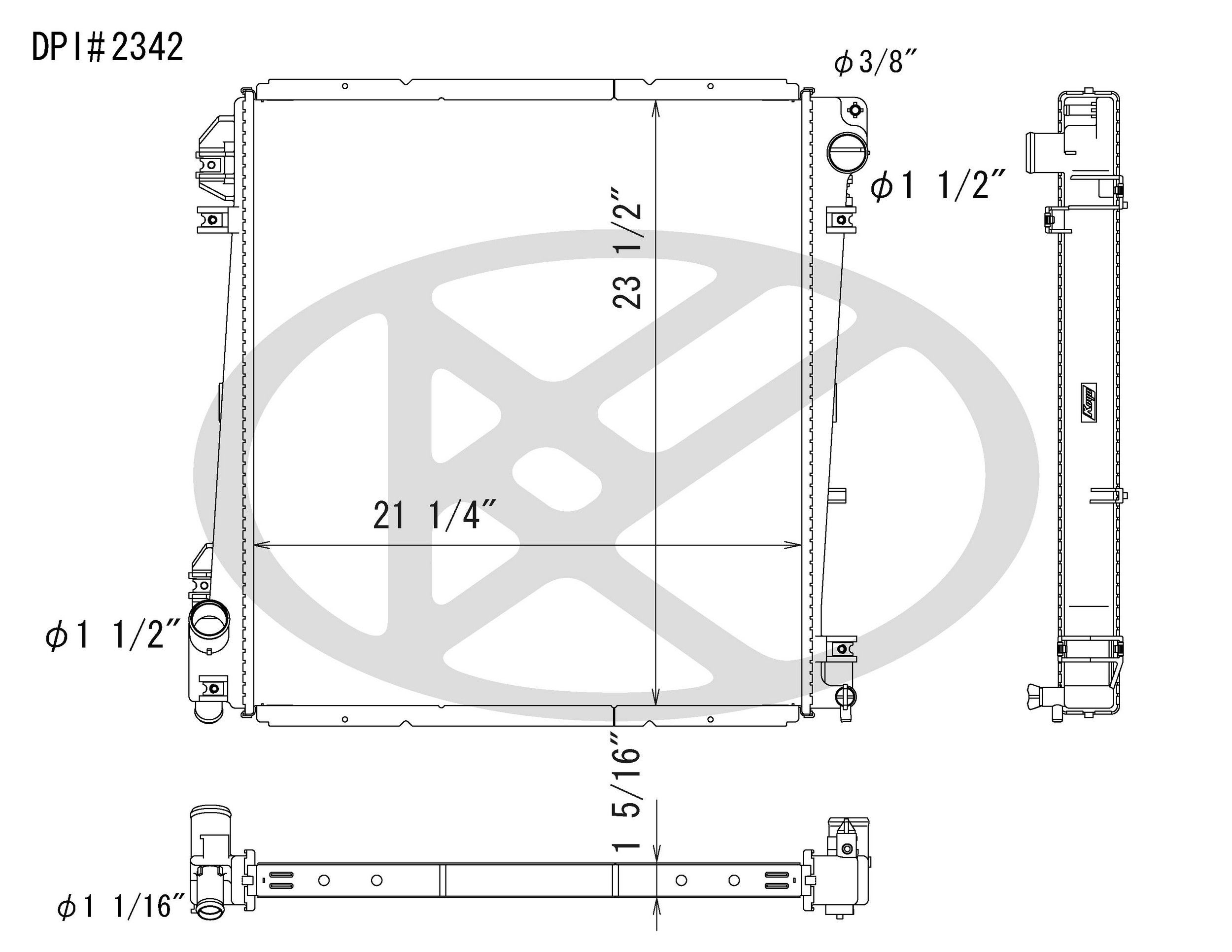 2005, 2004, 2003, 2002 Ford Explorer Radiator