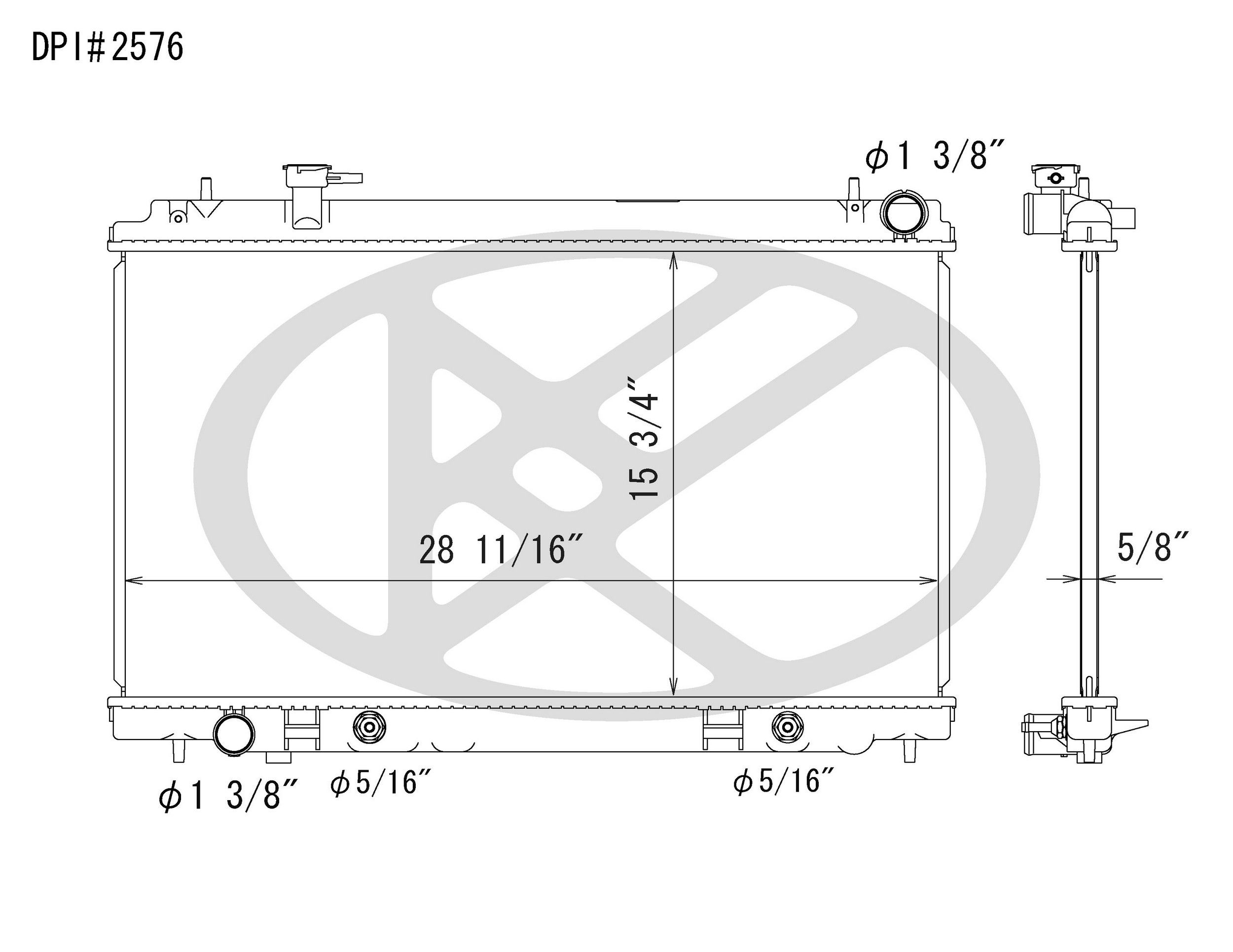 2003-2006 Nissan 350Z Radiator Koyorad