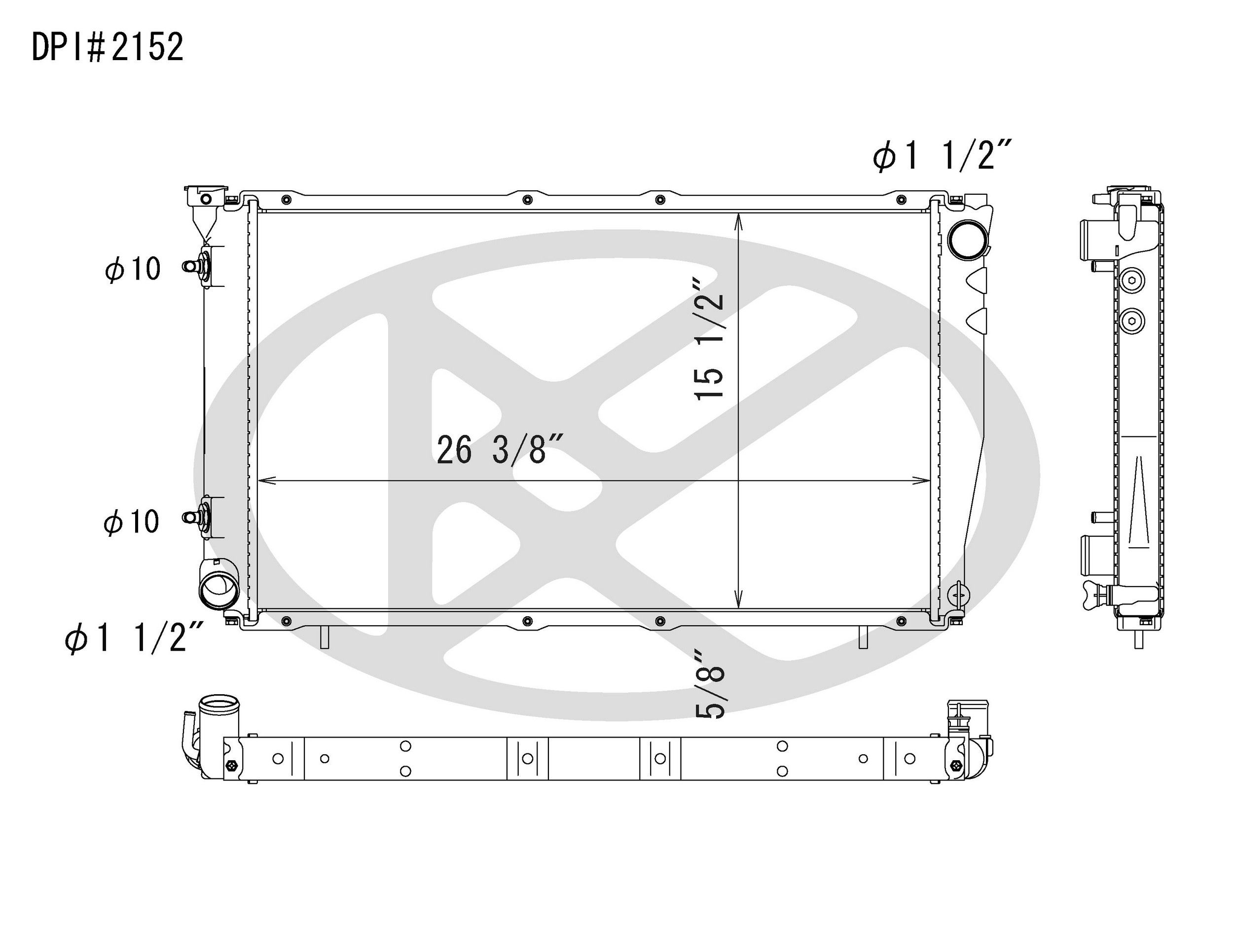 1998 Subaru Forester Radiator