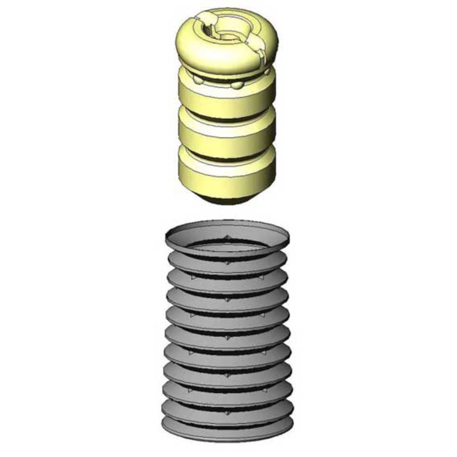 1993, 1992, 1991, 1990, 1989 Mercedes-Benz 190E 1989-1993 Mercedes-Benz 190D Suspension Strut Bellows
