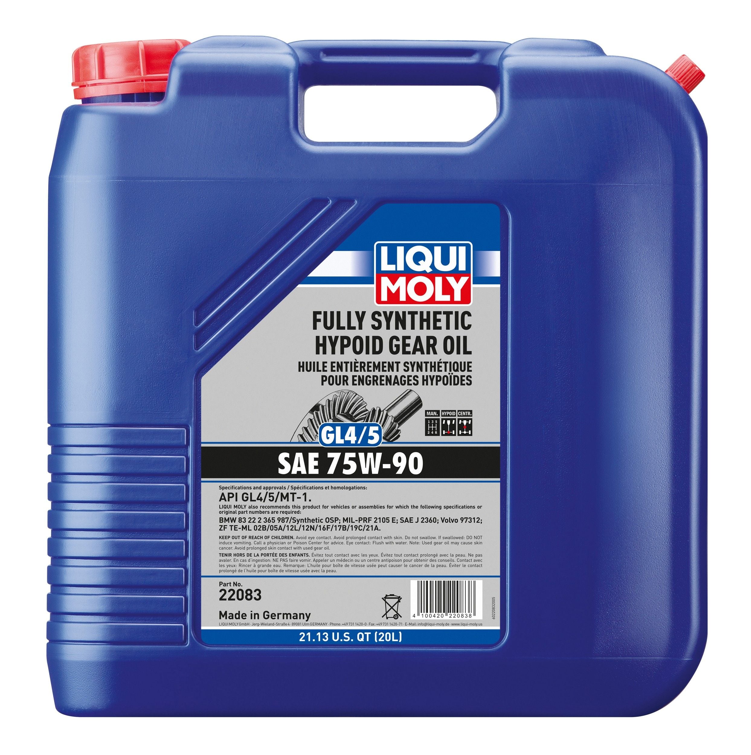 2003-2016 Cadillac CTS Manual Transmission Fluid Liqui Moly