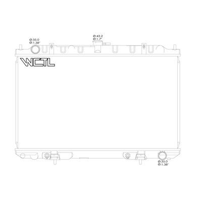 2002-2004 INFINITI I35 Radiator (LKQ)