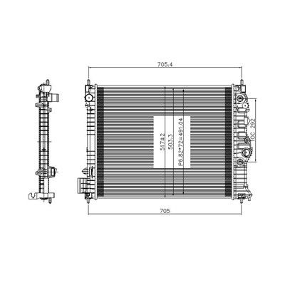 2013-2020 Chevrolet Trax Radiator (LKQ)