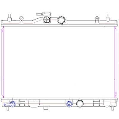 2007-2012 Nissan Versa Radiator (LKQ)