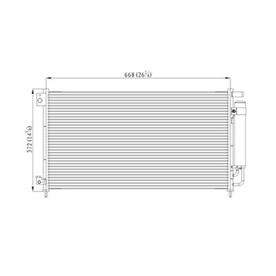 2003-2007 Honda Accord A/C Condenser (LKQ)