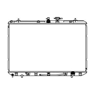 2008-2010 Toyota Highlander Radiator (LKQ)