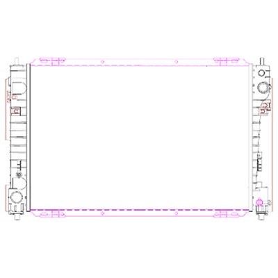2008-2012 Ford Escape Radiator (LKQ)