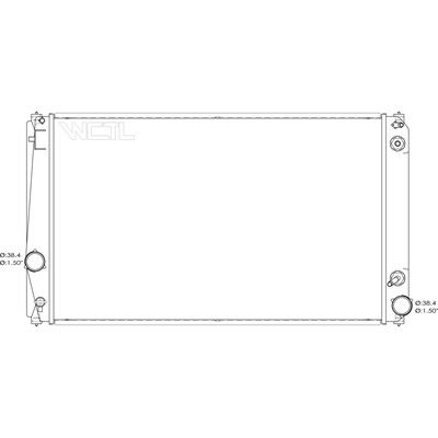 2006-2012 Toyota RAV4 Radiator (LKQ)
