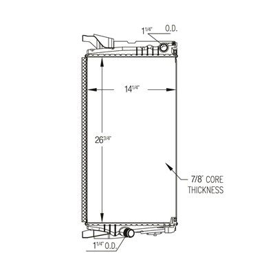 2014-2015 Mini Cooper Radiator (LKQ)