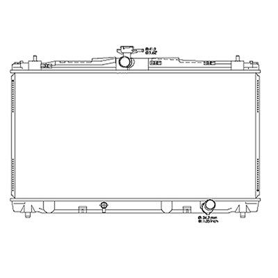 2012-2017 Toyota Camry Radiator (LKQ)