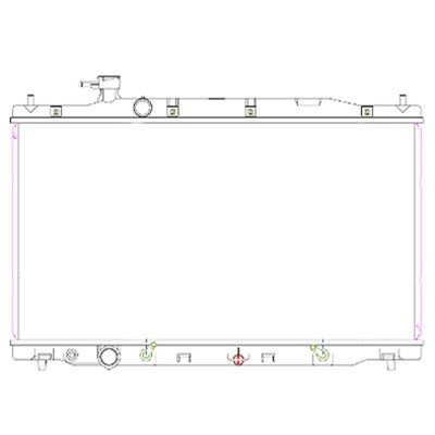 2007-2009 Honda CR-V Radiator (LKQ)