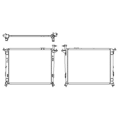 2016-2018 Kia Sorento Radiator (LKQ)