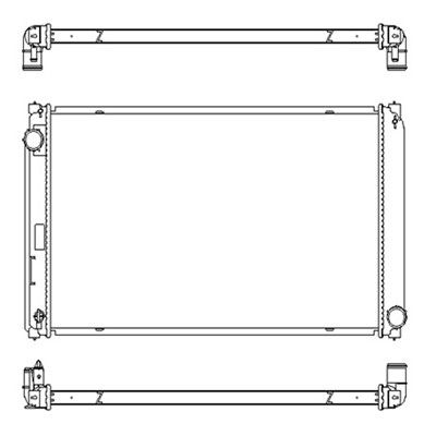 2016-2018 Toyota RAV4 Radiator (LKQ)