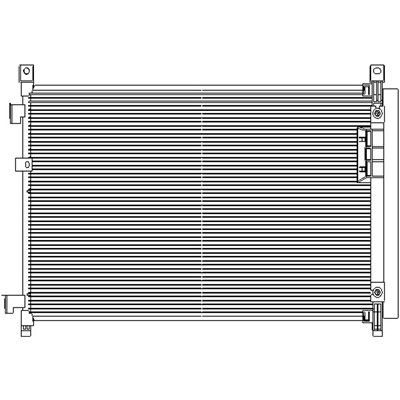 2017-2019 Nissan Rogue A/C Condenser (LKQ)