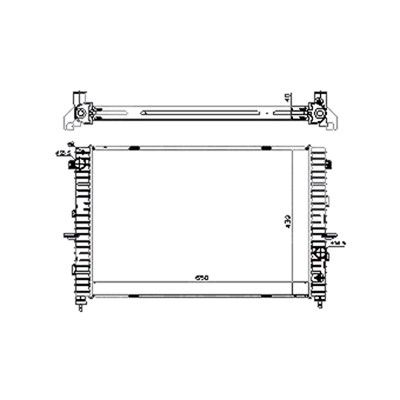 1999-2004 Land Rover Discovery Radiator (LKQ)