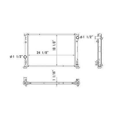 2009-2023 Chrysler 300 Radiator (LKQ)