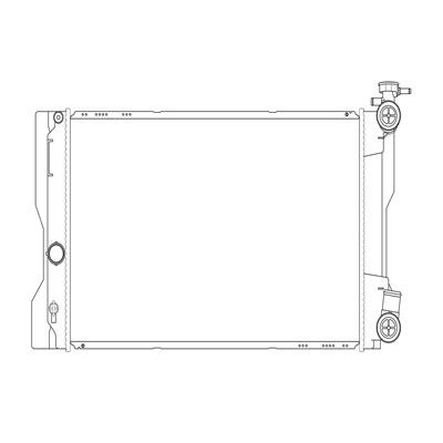 2017-2019 Toyota Corolla Radiator (LKQ)