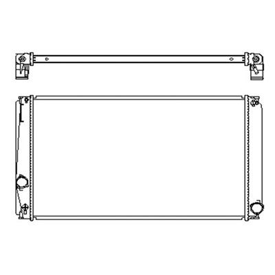 2009-2016 Toyota RAV4 Radiator (LKQ)