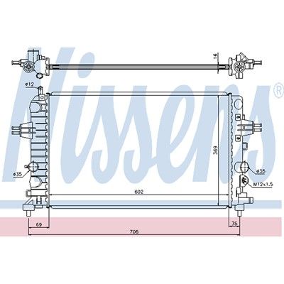 2014-2016 BMW 535i Radiator (LKQ)