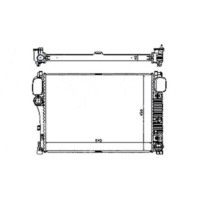 2007-2017 Mercedes-Benz S600 Radiator (LKQ)