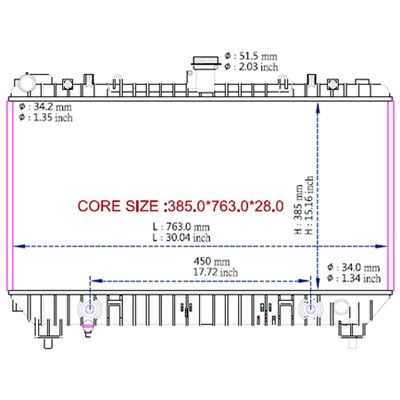 2010-2011 Chevrolet Camaro Radiator (LKQ)