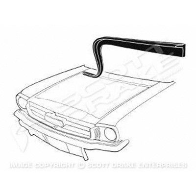 1964-1966 Ford Mustang Cowl Seal - Hood to Cowl (LKQ)
