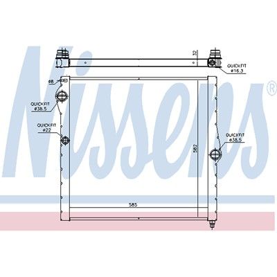 2017-2020 Land Rover Discovery Radiator - Auxiliary (LKQ)