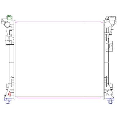 2008-2020 Dodge Grand Caravan Radiator (LKQ)