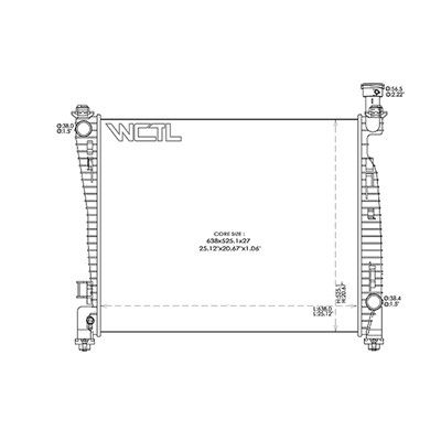2011-2023 Dodge Durango Radiator (LKQ)