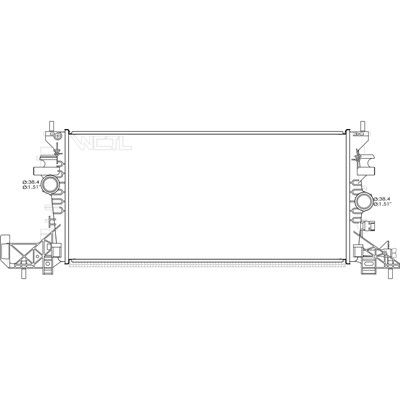 2016-2019 Chevrolet Cruze Radiator (LKQ)