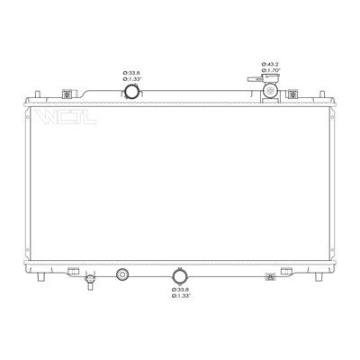 2014-2018 Mazda 3 Radiator (LKQ)