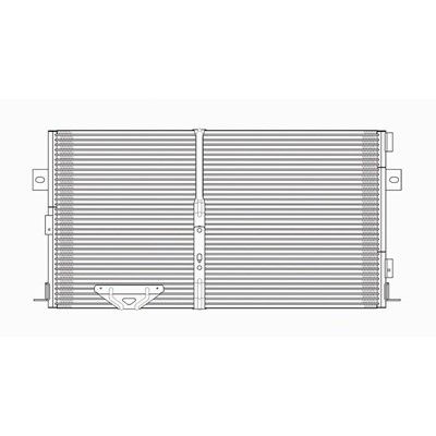 1996-2000 Dodge Caravan A/C Condenser (LKQ)