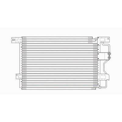1995-1997 Lincoln Town Car A/C Condenser (LKQ)