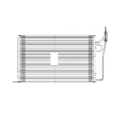 2011-2012 Lincoln MKZ A/C Condenser (LKQ)