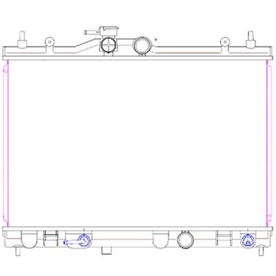 2007-2011 Nissan Versa Radiator (LKQ)