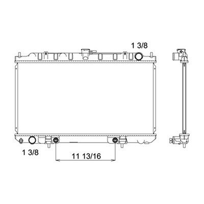 2000-2006 Nissan Sentra Radiator (LKQ)